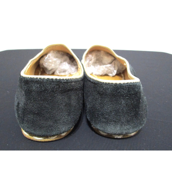 Sabah Handmade in Turkey Black Suede Slip On Loafer Flats Shoes Women 7.5US/39EU - Picture 5 of 8